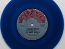 THE LAST WORDS Animal World/Every School Boy's Dream BLUE VINYL Oz PUNK KBD EX+