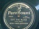 Blind Lemon Jefferson Got the Blues Paramount 78