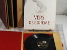 SACHA GUITRY vers de bohème 1947 coffret livre + disque 78 tours fumière n° 580