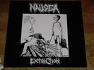 Nausea Extinction 1990 LP Vinyl Gatefold EXIST 2 with Poster and Insert
