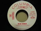 THE FUGITIVES, PROMO ROCKER 45, MEAN WOMAN, COLUMBIA 43261, 1965