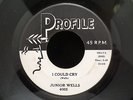Junior Wells - I Could Cry/Cha Cha Cha In Blue on Profile Records 4005 45RPM