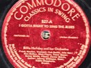 78-BILLIE HOLIDAY-YESTERDAYS/I GOT A RIGHT TO SING THE BLUES on COMMODORE