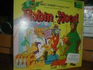 VINT WALT DISNEY ROBIN HOOD ILLUSTRATED BOOK VINYL LP RECORD ALBUM 1973