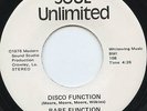 Rare Funk 45 - Rare Function - Disco Function - Soul Unlimited # 108 - M-