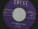 ROCKABILLY-- BO DAVIS w / E. COCHRAN -LET'S COAST AWHILE --HEAR BOTH -1956 CREST