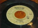 45 RPM THE HUMANS AUDITION RECORD TITLES WARNING AND TAKE A TAXI