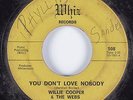 Northern Soul 45 WILLIE COOPER & THE WEBS You Don't Love Nobody WHIZ HEAR