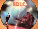 AC/DC Let There Be Rock UK LP Picture Disc Rare Pic Disk Metal Vinyl Red Title