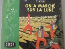 33 TOURS 25 CM BD TINTIN - ON A MARCHE SUR LA LUNE (60s) DECCA