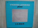 YVONNE LEFEBURE Piano Recital BACH Dufy French FY 065 orig LP EX