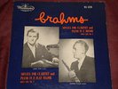 WESTMINSTER Lp WL-5236 Brahms Sonata for Clarinet & Piano WLACH / DEMUS EXC Copy