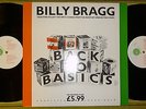 BILLY BRAGG, BACK TO BASICS, 2LPs 1987 UK 1ST PRESS NM/NM/NM, 2 INNER/SL
