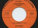HEAR- Rare Atlanta Garage/Soul 45 - The Common Fate - Lazy Days- Prestige Prod.