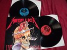 METALLICA - LIVE FOR ALL - RARE GERMAN IMPORT 1988 ORIGINAL DOUBLE LP EX/EX