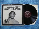 BLACK GOSPEL LP IN MEMORY OF RUTH DAVIS / DAVIS SISTERS LP shrink SAVOY MG-14250