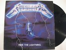 METALLICA Ride The Lightning 1984 ELEKTRA LP w/MEGAFORCE ON LABEL 'MASTERDISK'