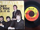 Beatles TICKET TO RIDE / YES IT IS Capitol swirl 5407 with picture sleeve E/VG+