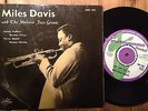 MILES DAVIS and The Modern Jazz Giants EP MEP 385 Vinyl 7