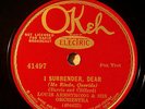 LOUIS ARMSTRONG & HIS ORCH. OKEH Walkin' My Baby Back Home CLEAN COPY