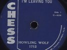 78 RPM RARE JUKEBOX BLUES GUITAR VOCALHOWLING WOLF ON CHESS 1712 MUST SEE / EE-
