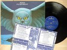 Rush Fly By Night + Insert ?LISTEN? 1Y/1 2Y/1 Laminated UK LP Mercury 1975 EX/EX