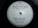JOHNNY LEE WILLS ROUND-UP SALE  VINYL TEST PRESS 78 ALLIED RADIO COMM. VERY RARE