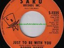 BOBBY DUKES - JUST TO BE WITH YOU - SARU  M-  Killer modern soul