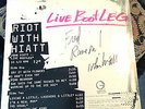 JOHN HIATT RIOT WITH HIATT PROMO ONLY LIVE BOOTLEG CONCERT SIGNED NICELY LP VINY