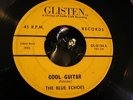 BLUE ECHOES on Glisten Cool Guitar / Teddy Bear Love Rockabilly Rock 45