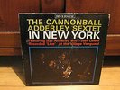 CANONBALL ADDERLEY SEXTET IN NEW YORK-ORIG RIVERSIDE MONO WHITE LABEL PROMO-RARE