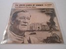 JOHN  WAYNE  BALLAD OF THE ALAMO ,EASY RIDERS ,PS EX+_VINYL PROMO M- TO NM ,