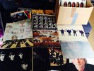 Stack of Vinyl Records LP's and Singles