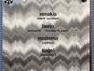 IANNIS XENAKIS/BERIO/KAGEL/MADERNA   ORIG Philips 836 897 FRANCE-1960s LP MINT