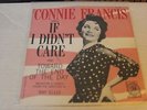 Connie Francis If I Didn't Care Rarest Picture Sleeve