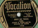 Junie C Cobb, Once Or Twice, 6 Jolly Jesters Oklahoma Stomp Vocalion 1449 78 rpm