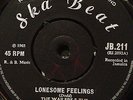 THE WAILERS & THE MIGHTY VIKINGS.LONESOME FEELINGS/THERE SHE GOES.SKA BEAT JB211
