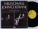 MILES DAVIS & JOHN COLTRANE Live In Stockholm 1960 DRAGON LP SWEDEN