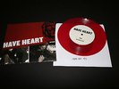 HAVE HEART 7” clear red /4 sXe turnstile champion minority unit cruel hand