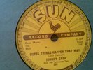 Sun 295 JOHNNY CASH Guess Things Happen That way/Come In Stranger