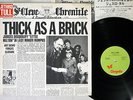 JETHRO TULL THICK AS A BRICK CHRYSALIS CHR-1013 Japanese pressing Vinyl LP