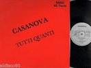 CASANOVA tutti quanti RARE NMINT ITALO DISCO 12