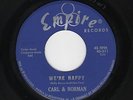 '60 Twin Spin DC Rockabilly CARL & NORMAN We're Happy/Shooting For the Moon HEAR