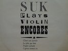 Josef Suk plays Violin Encores (rec. 1966) - Supraphon SUA 10882 - wonderful