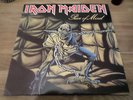 Iron Maiden LP Piece of mind UK EMI 1st press Unplayed VINYL & Fan club insert