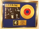 Rolling Stones, Get Off Of My Cloud, mit Cover, Golden Record Schallplatte Award