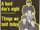 BEATLES A Hard Day's Night RARE *M-* cond Denmark 45 UNIQUE danish p/s LISTEN