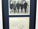 THE BEATLES GENUINE AUTOGRAPHS ALL THE MEMBERS OF THE FAB 4 UNPUBLISHED PHOTO