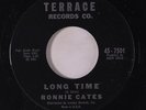 RONNIE CATES: Long Time / Old Man River 45 (black label) rare Vocal Groups