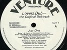 Various Artists - Lovers Dub - The Original Dubtrack VENTURE UK orig LP ??